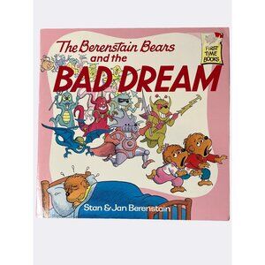 1988 “The Berenstain Bears And The Bad Dream” Paperback Book